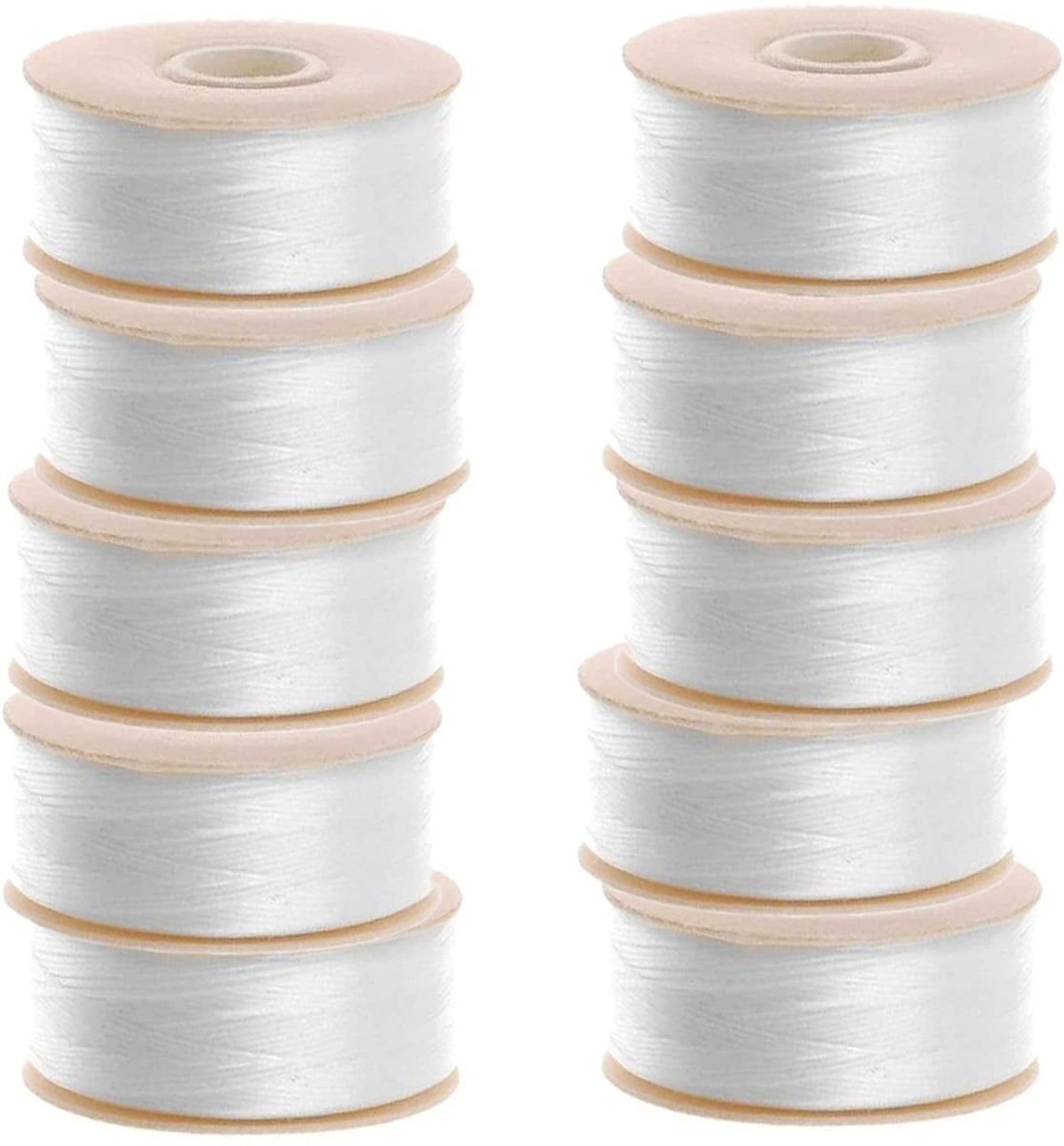 NYMO Nylon Beading Thread Size D for Delica Beads Light Pink 64YD (58  Meters)