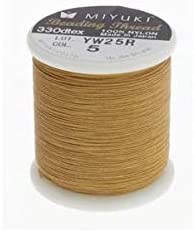 Miyuki Beading Nylon Thread 330 DTEX 50 meters (54.6 yards) GOLD