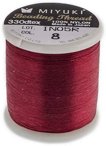 Miyuki Nylon Beading Thread B Red (50m)