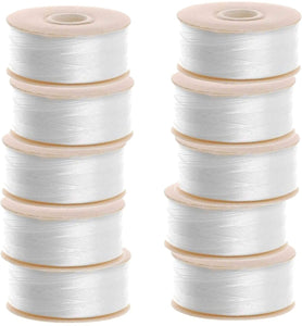 64-Yard NYMO Nylon Beading Thread Size D for Delica Beads, White – Impress  Trade