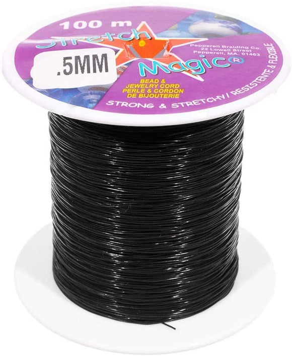 .5MM STRETCH MAGIC CORD- Black